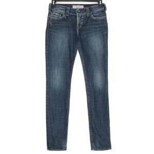 1921 Skinny Jeans Japanese Denim Y2K Flap Pocket Blue 28x32 Western Indie Sleaze